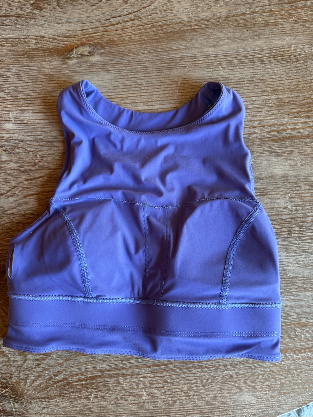 lululemon athletica Purple High Neck Sports Top